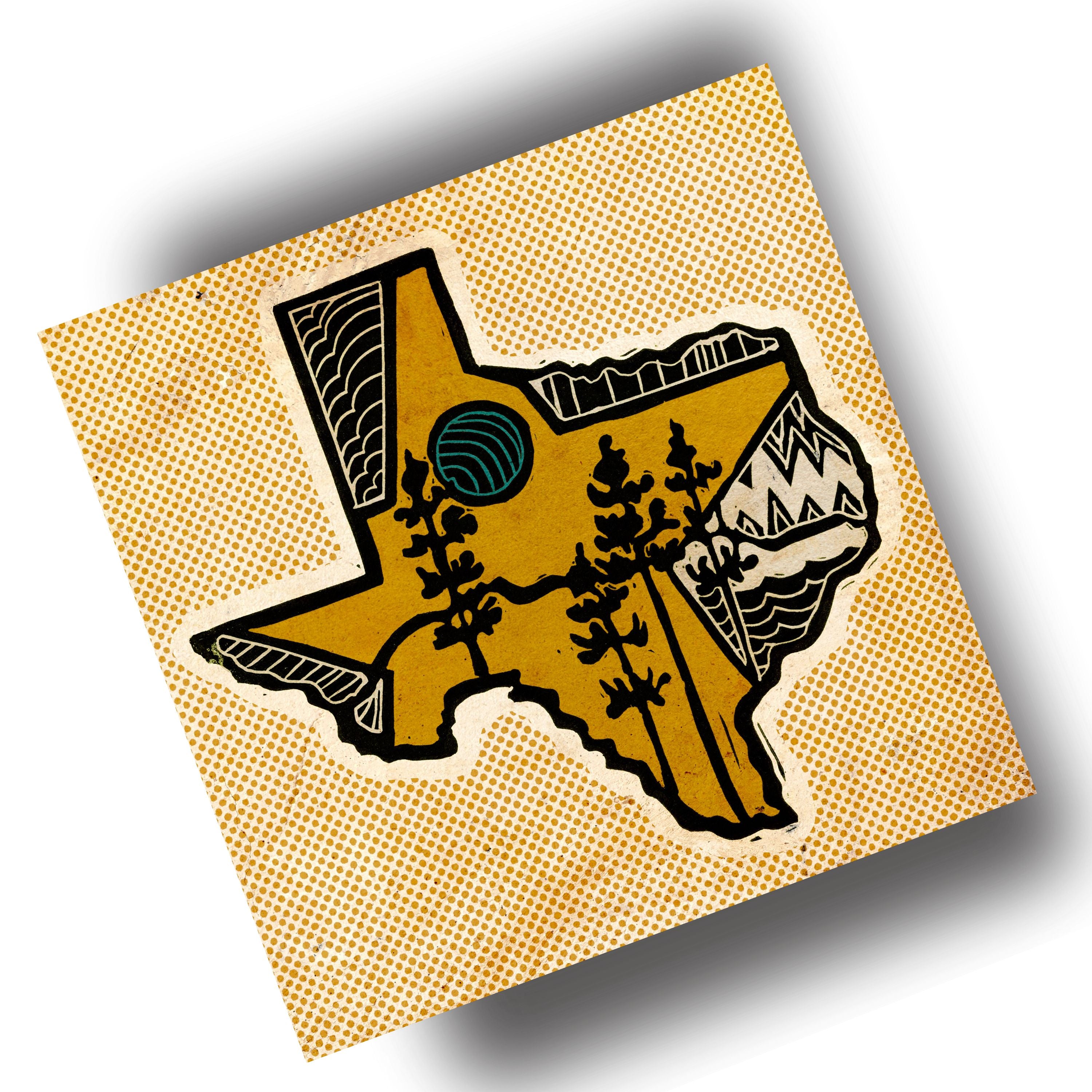 The Great State (Vintage) Art Print