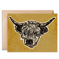 Dolly (Highland Cow) A2 Cards