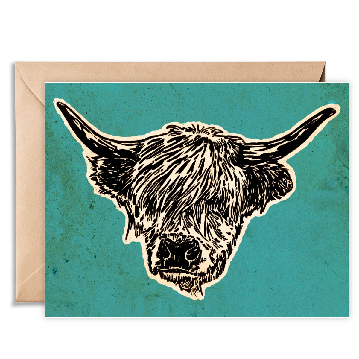 Dolly (Highland Cow) A2 Cards