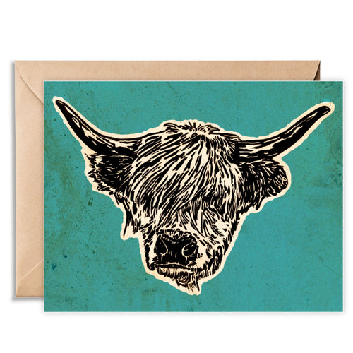 Dolly (Highland Cow) A2 Cards