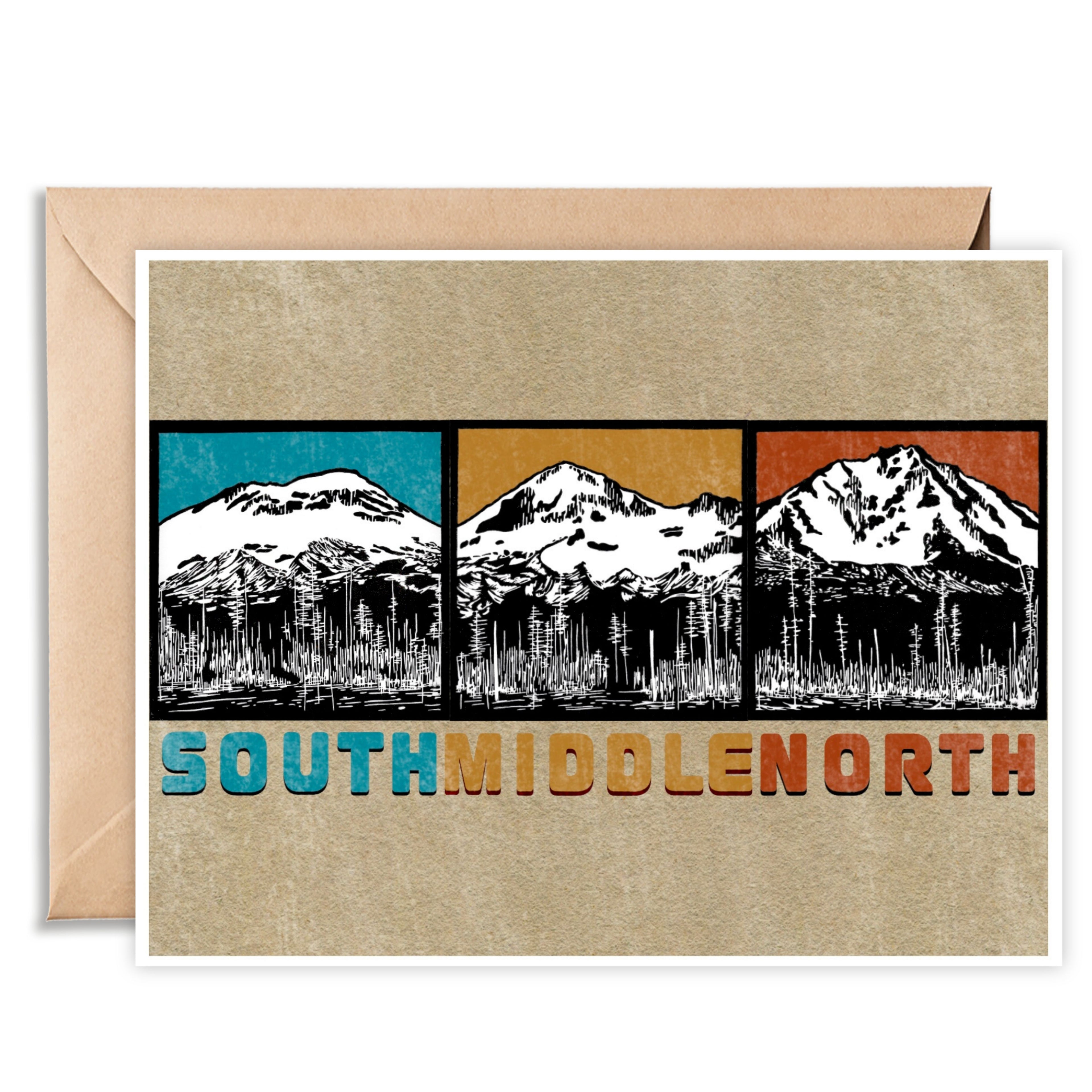 NORTH MIDDLE SOUTH A2 Cards