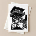 Odell Butte Lookout BW Cards