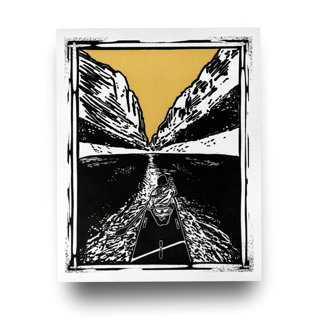 Canyon Paddle - (Art Print)
