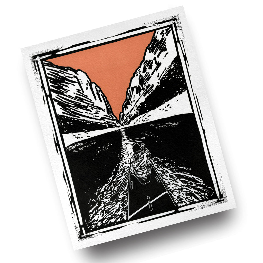 Canyon Paddle - (Art Print)
