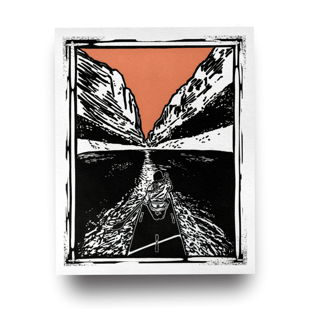 Canyon Paddle - (Art Print)