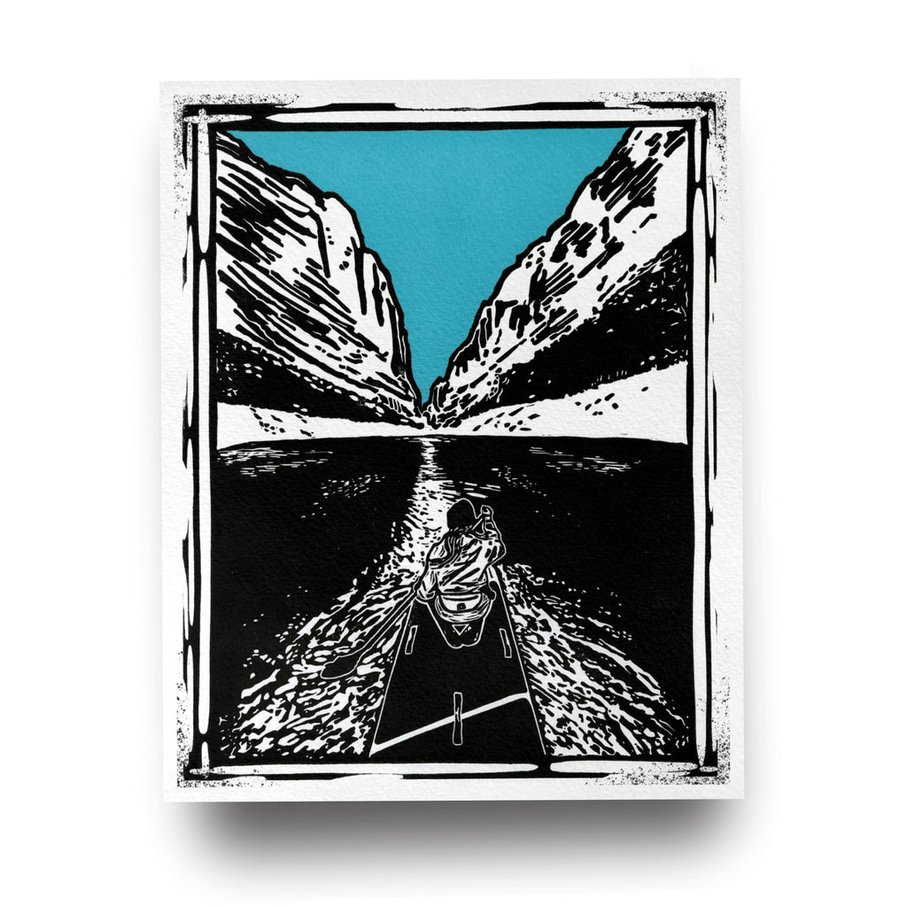 Canyon Paddle - (Art Print)