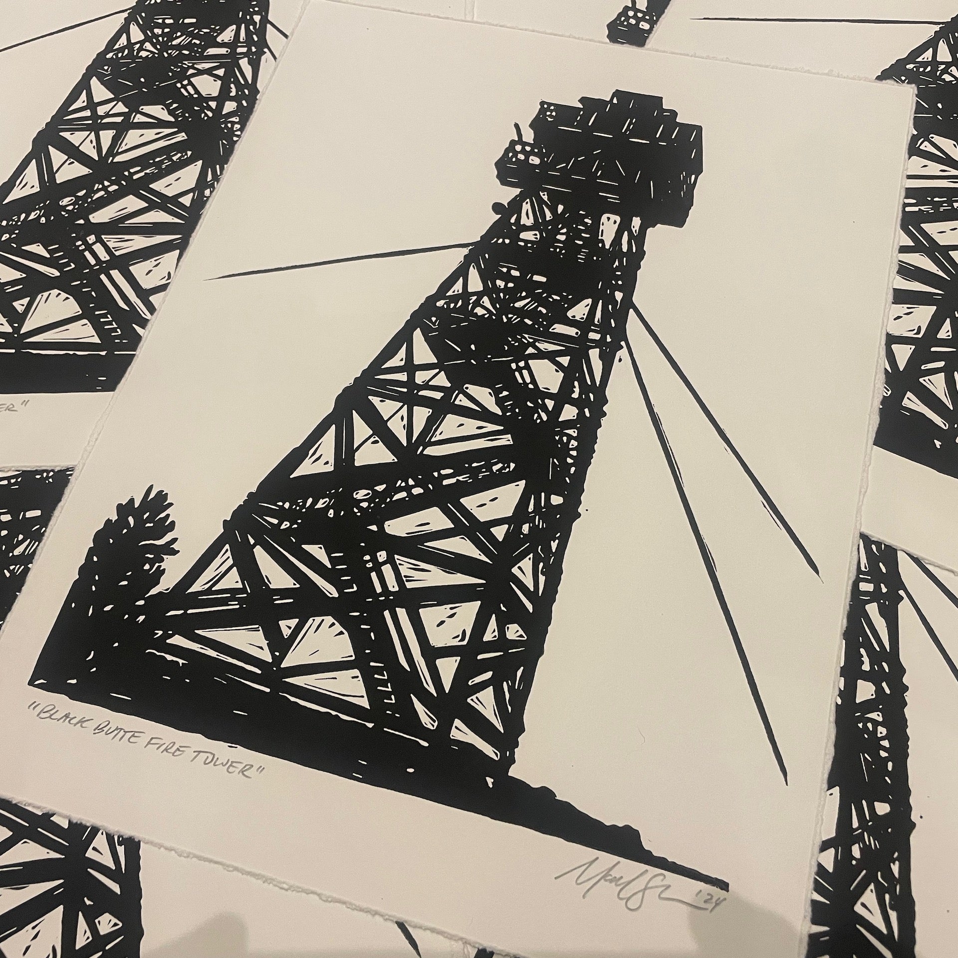 Black Butte TOWER - BW