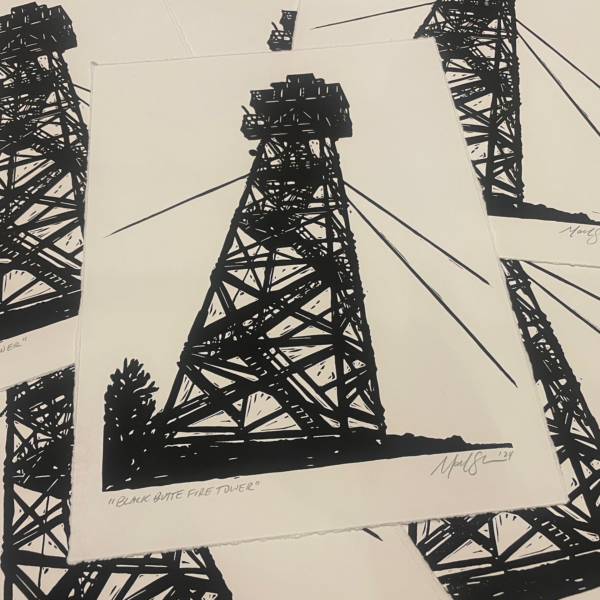 Black Butte TOWER - BW