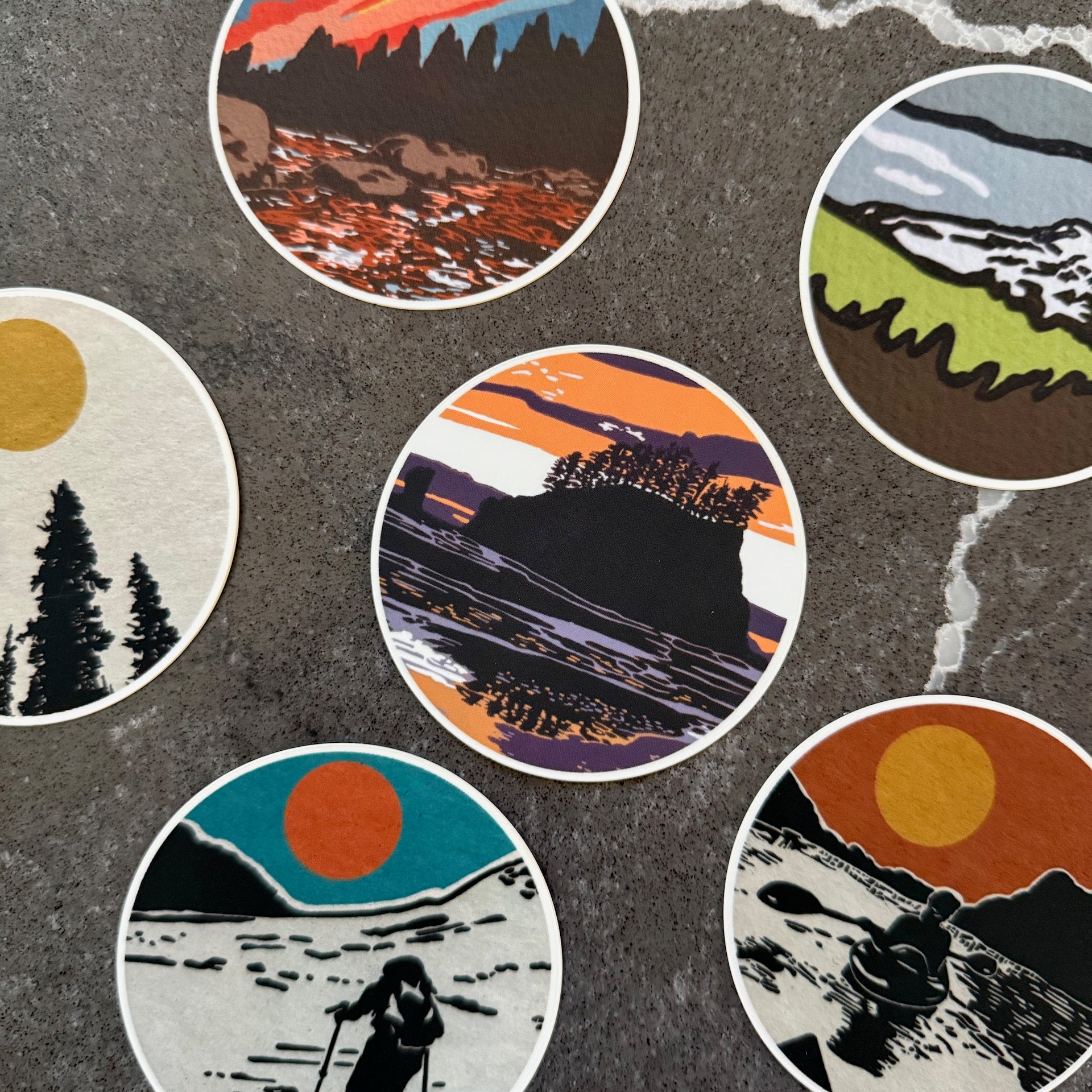 Out and Back Sticker