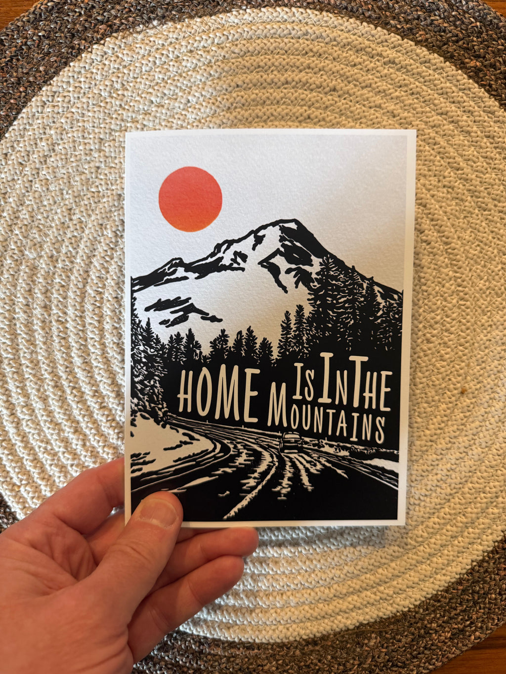 Home Is In The Mountains Cards