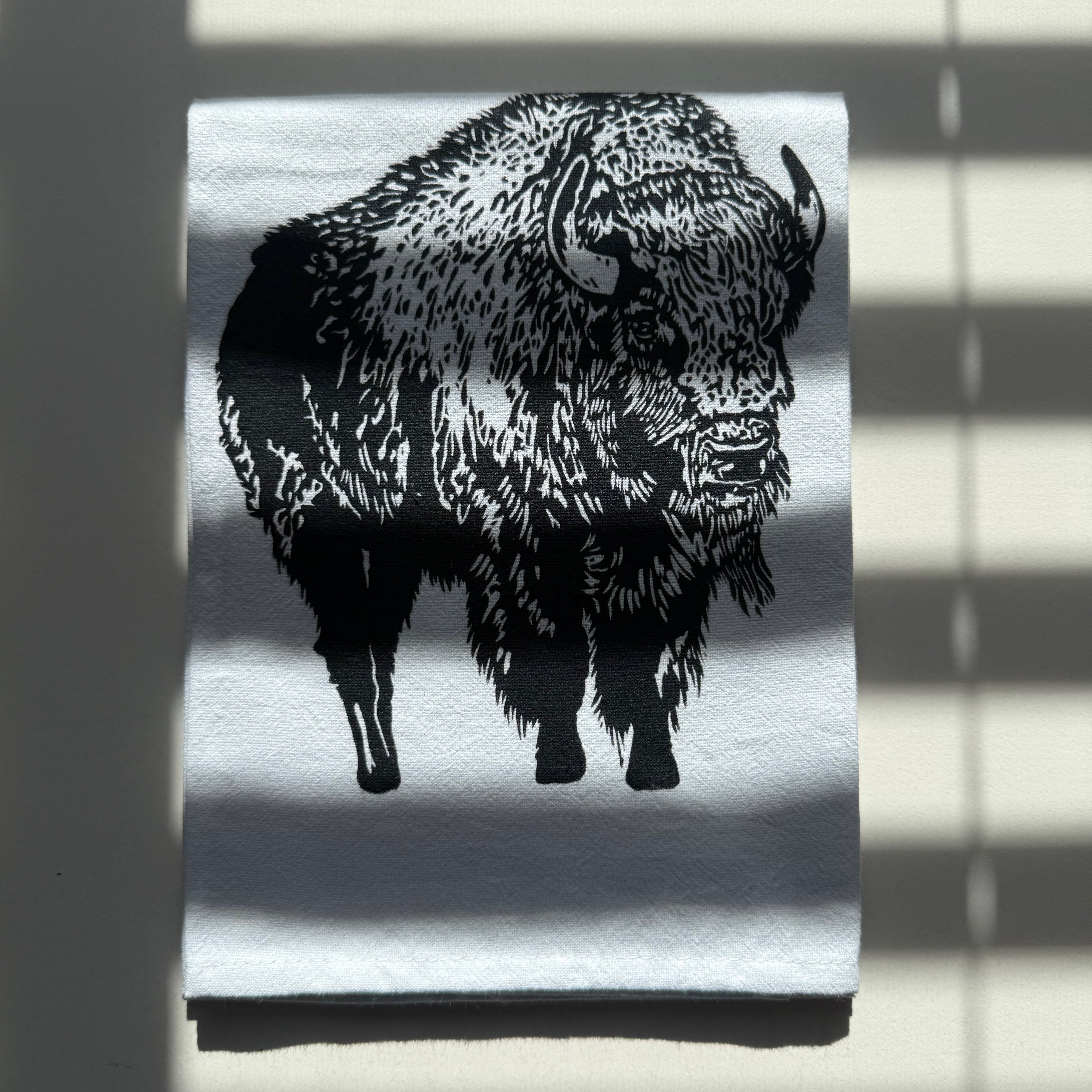 Let's Go Buffalo Tea Towel