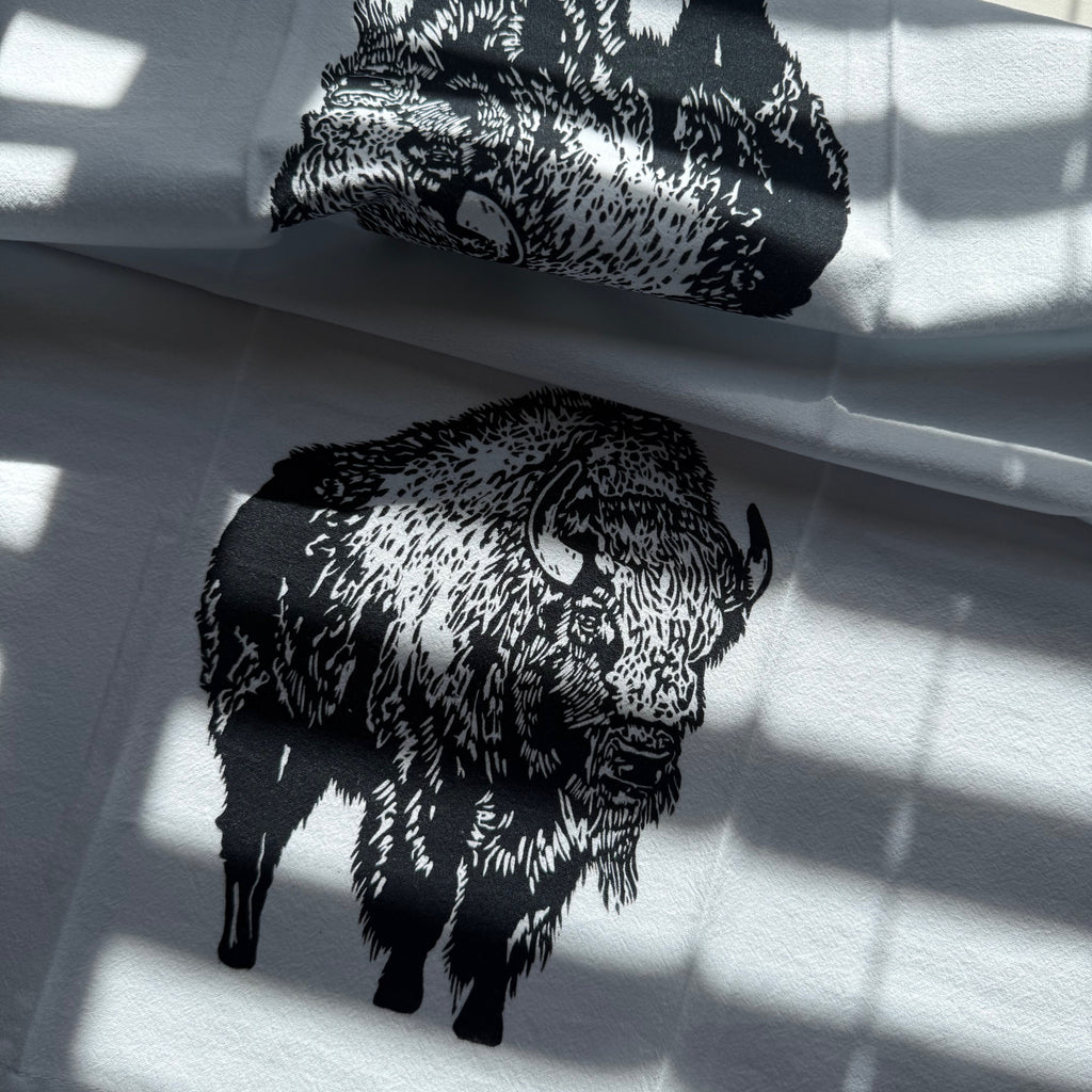 Let's Go Buffalo Tea Towel