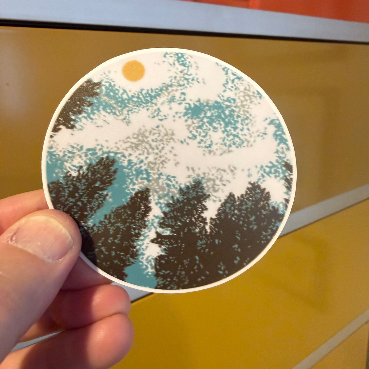 Keep Looking Up Sticker